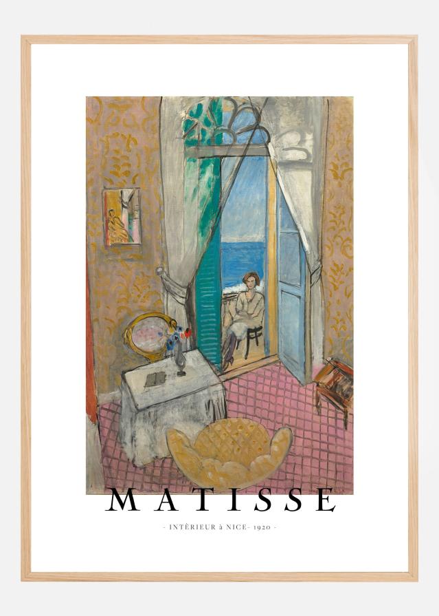 Interieur a Nice II - Henri Matisse Plakát