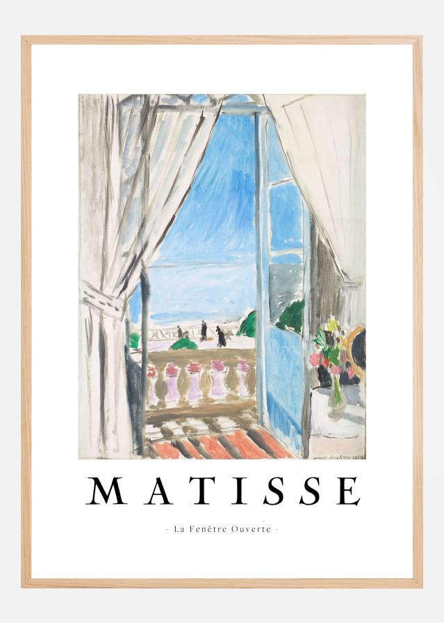 La FenAatre Ouverte II - Henri Matisse Plakát