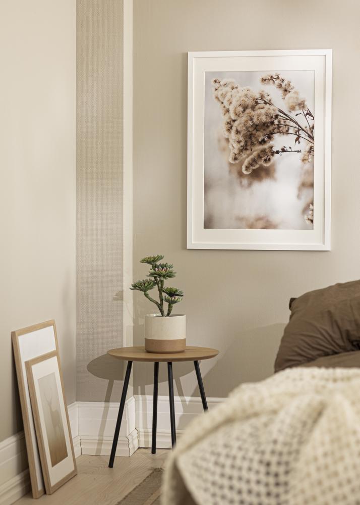 Rám Bílý Dřevo 65x90 cm - Pasparty Bílý 55x80 cm