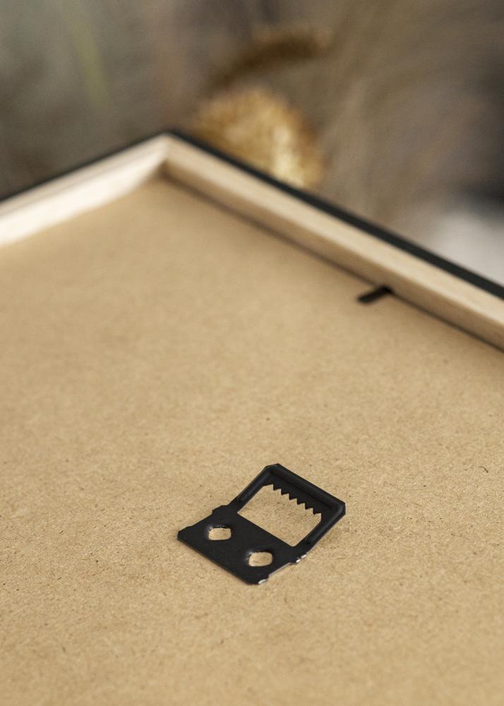 Rám Stilren černý Dub 50x70 cm - Pasparty Bílý 40x60 cm