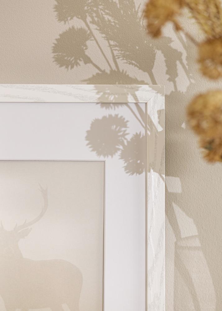 Rám Stilren Bílý Dub 40x50 cm - Pasparty Bílý 30x40 cm