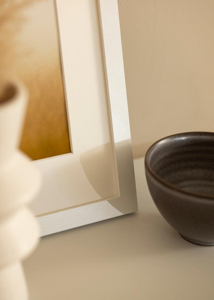 Rám BGA Classic Bílý 50x100 cm - Pasparty Bílý 40x90 cm