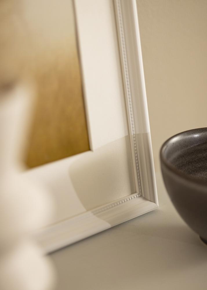 Rám Gala Bílý 13x18 cm - Pasparty Bílý B7 88x125 mm