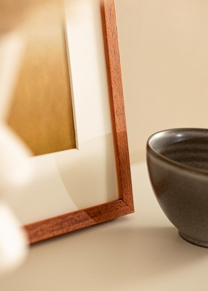 Rám Ares Třešeň 50x70 cm - Pasparty Bílý 16x23 inches