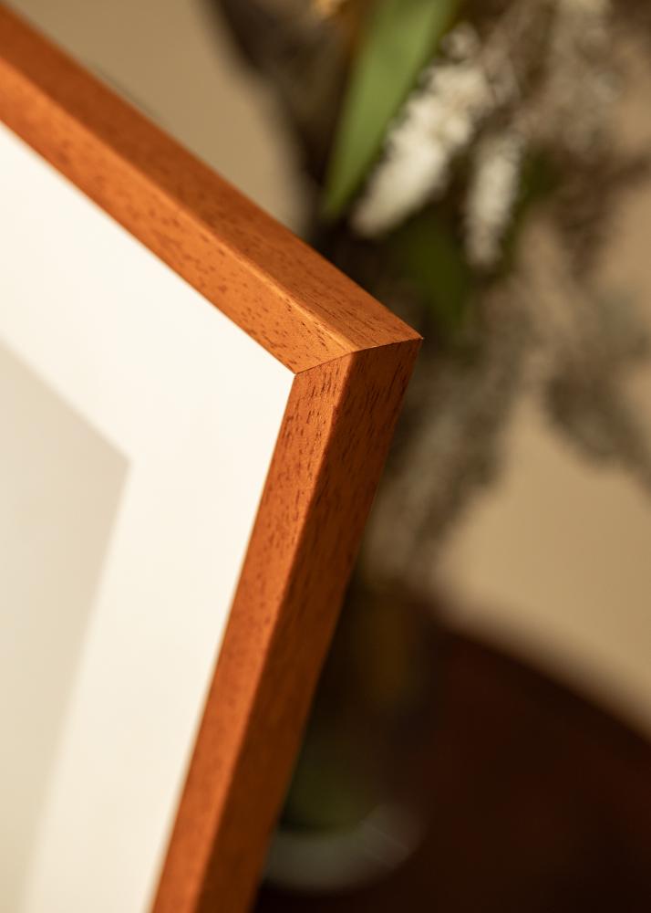 Rám Ares Třešeň 50x70 cm - Pasparty Bílý 16x23 inches