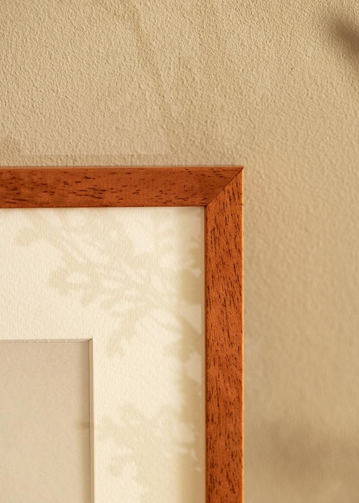 Rám Ares Třešeň 50x70 cm - Pasparty Bílý 16x23 inches