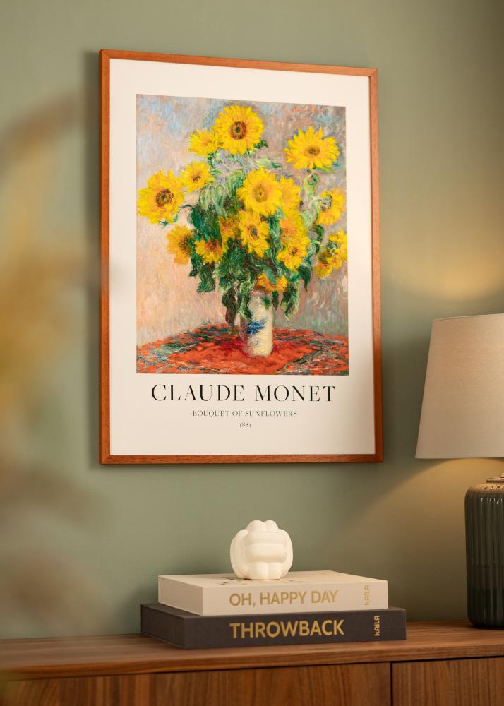 Rám Ares Třešeň 50x70 cm - Pasparty Bílý 16x23 inches