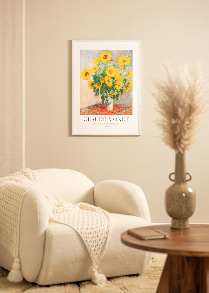 Rám Ares Bílý Dub 18x24 cm - Pasparty Bílý 13x17 cm