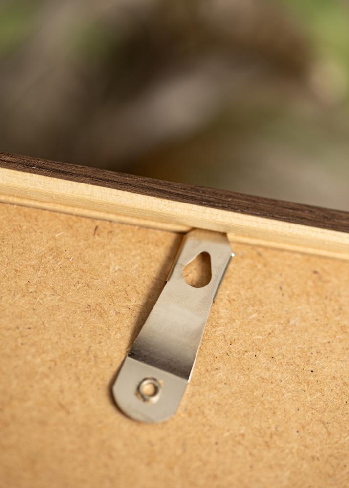 Rám Ares vlašský ořech 28x35 cm - Pasparty Bílý 18x25 cm