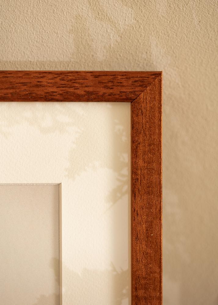 Rám Hermes Třešeň 42x59,4 cm - Pasparty Bílý 25x38 cm