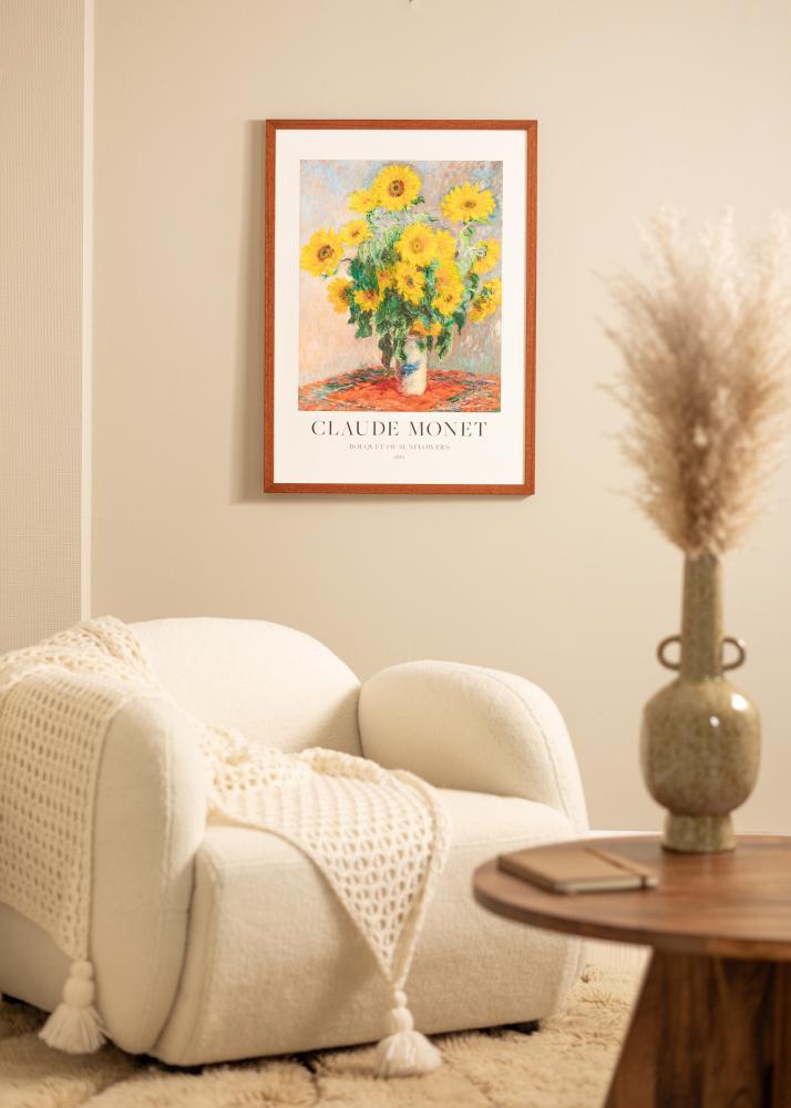 Rám Hermes Třešeň 42x59,4 cm - Pasparty Bílý 25x38 cm