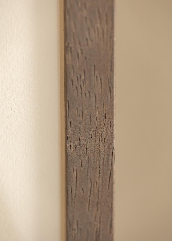 Rám Hermes šedá 60x80 cm - Pasparty Bílý 49,3x69,3 cm