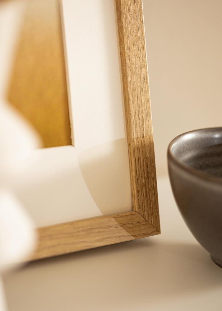 Rám Hermes Přírodní dub 70x90 cm - Pasparty Bílý 24x32 inches