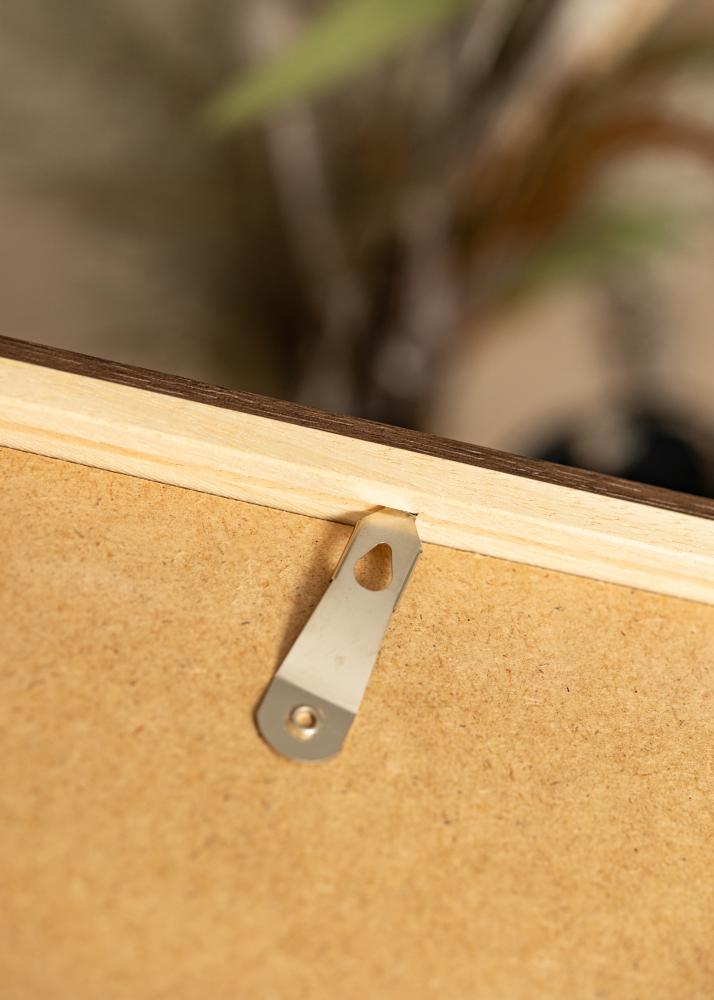 Rám Hermes vlašský ořech 70x90 cm - Pasparty Bílý 55x70 cm