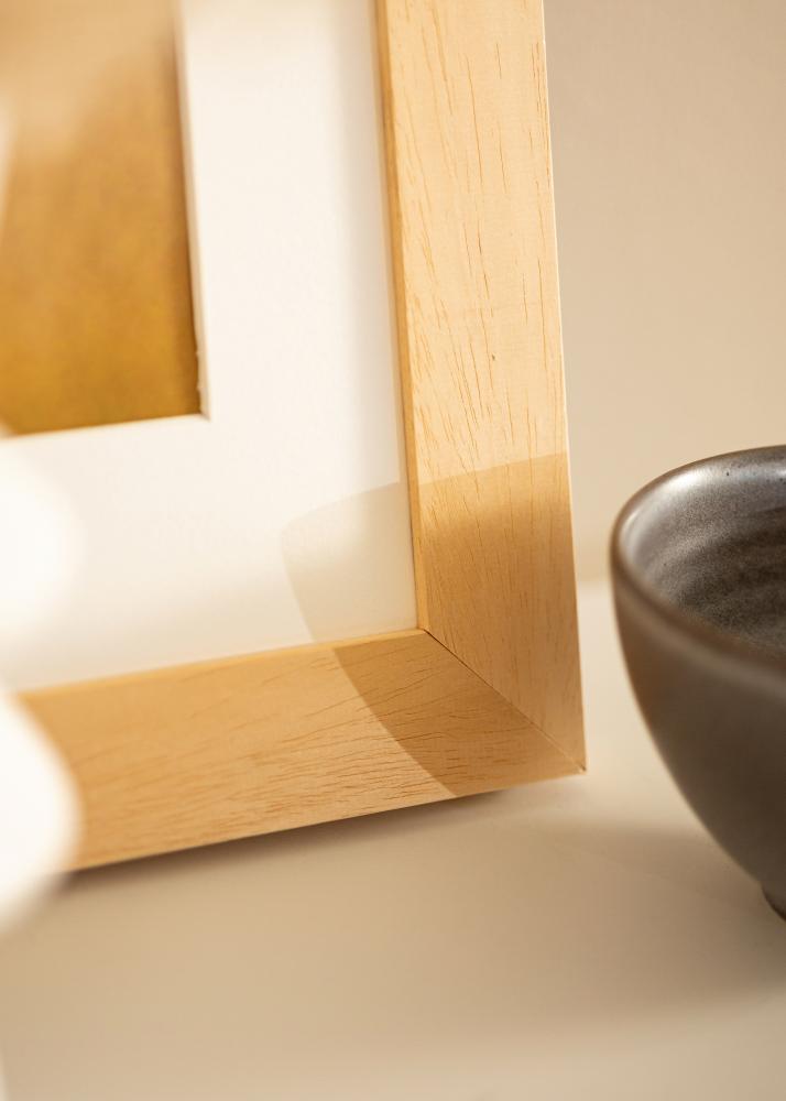 Rám Juno dřevo 40x50 cm - Pasparty Bílý 30x38 cm