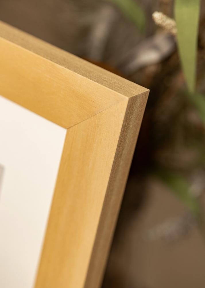 Rám Juno dřevo 40x50 cm - Pasparty Bílý 30x38 cm