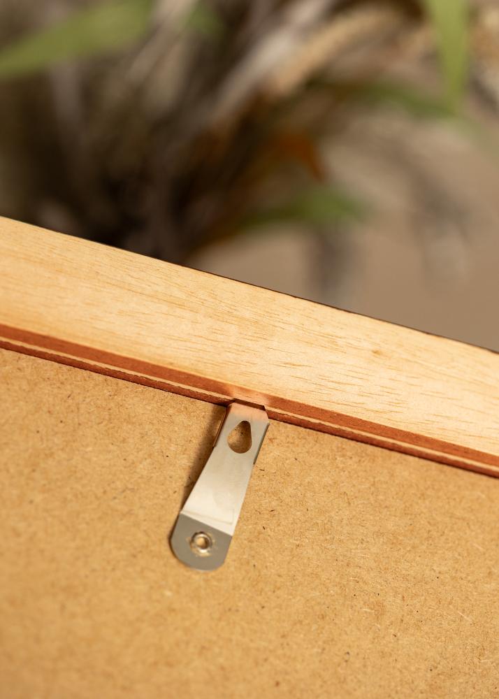 Rám Juno Třešeň 28x35 cm - Pasparty Bílý 20x25 cm