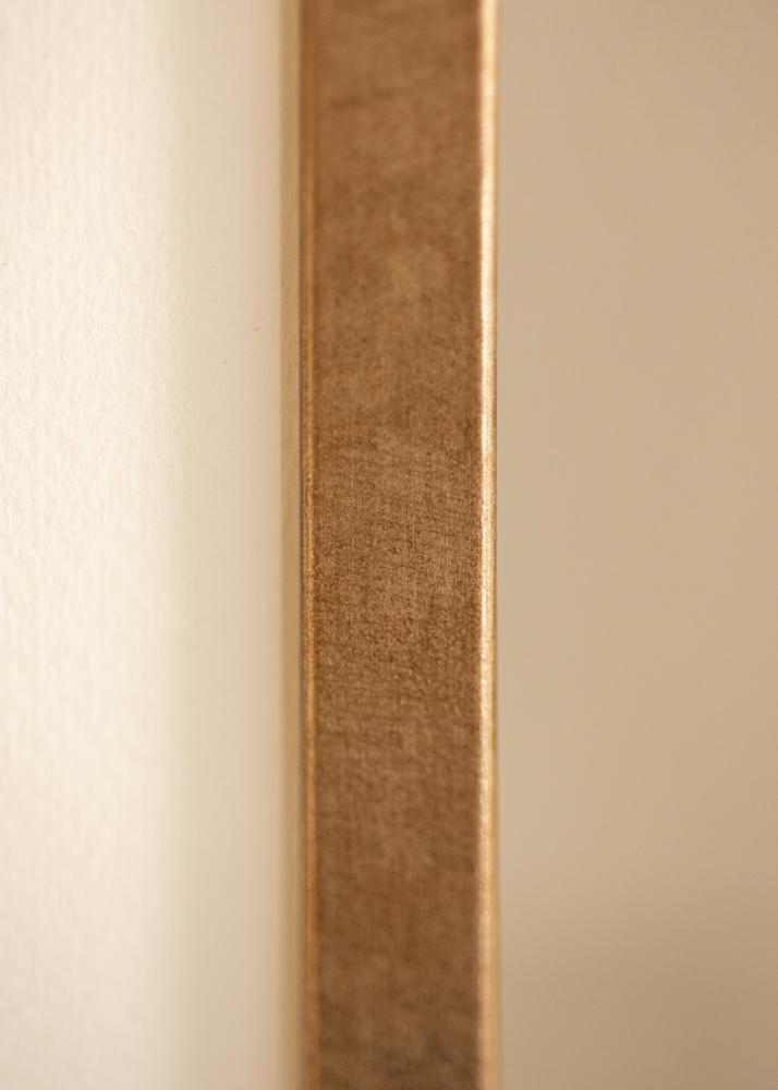 Rám Ares Mosaz 40x50 cm - Pasparty Bílý 30x40 cm