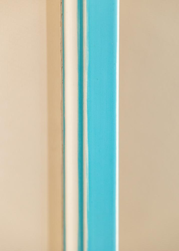 Rám Diana Světle modrá 30x40 cm - Pasparty Bílý 8x12 inches