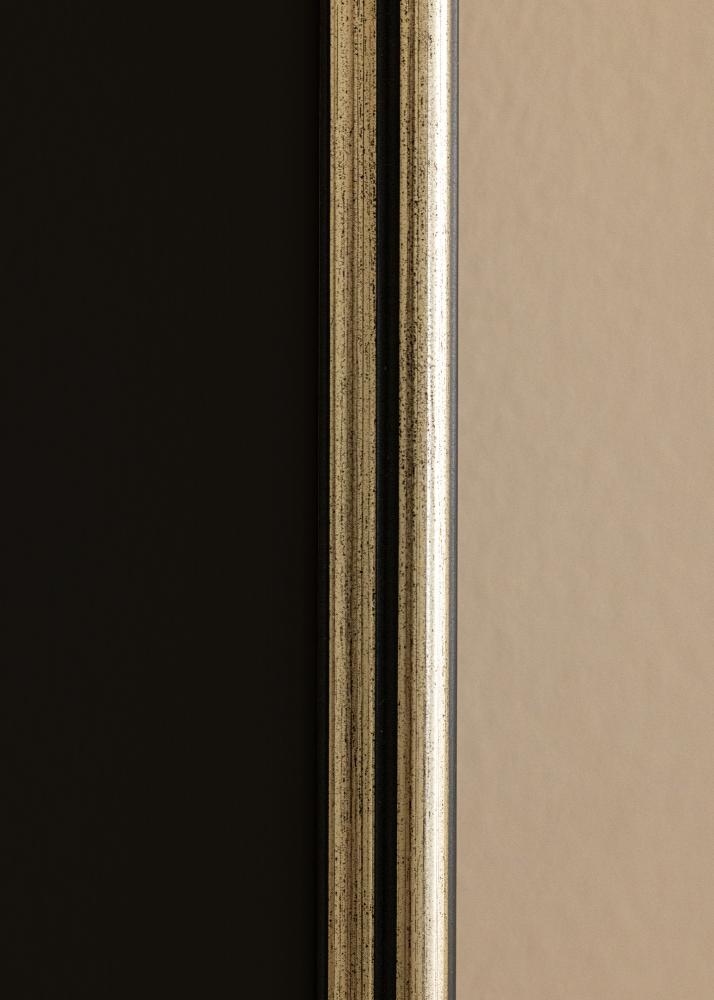 Rám Horndal Stríbrná 60x60 cm - Pasparta Cerná 50x50 cm