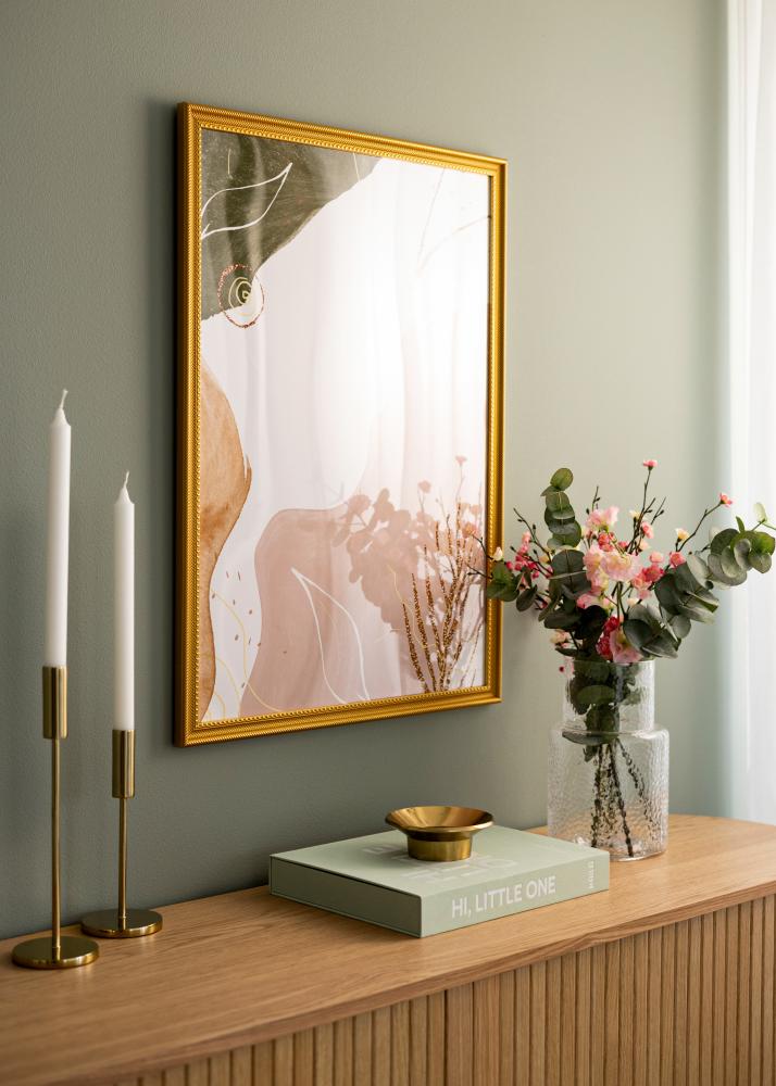 Rám Lattice Zlatá 50x70 cm - Pasparty Bílý 16x24 inches