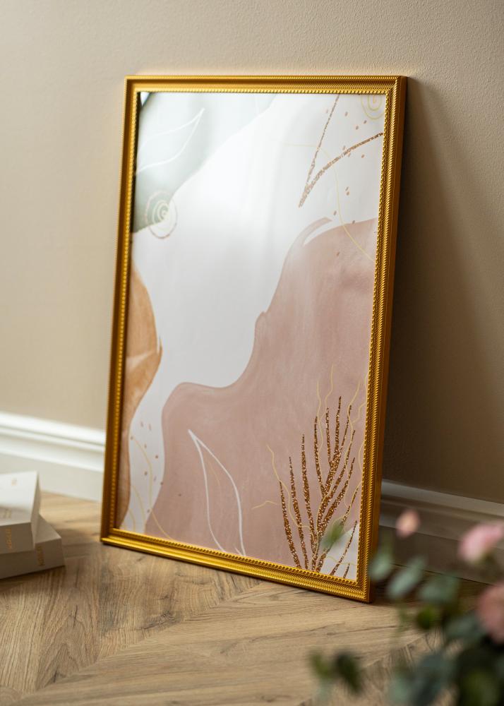 Rám Lattice Zlatá 50x70 cm - Pasparty Bílý 16x24 inches