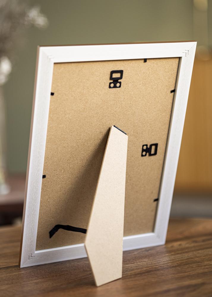 Rám Swirl zlato 20x30 cm - Pasparty Bílý 15x21 cm