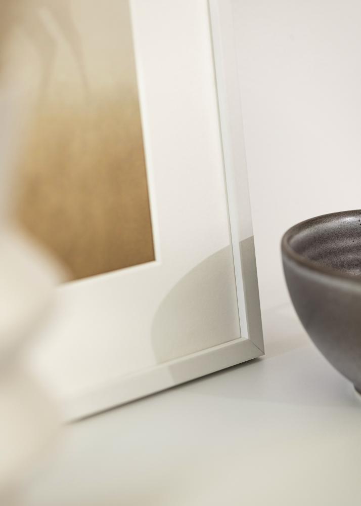 Rám Bílý Úzký 40 x 50 cm