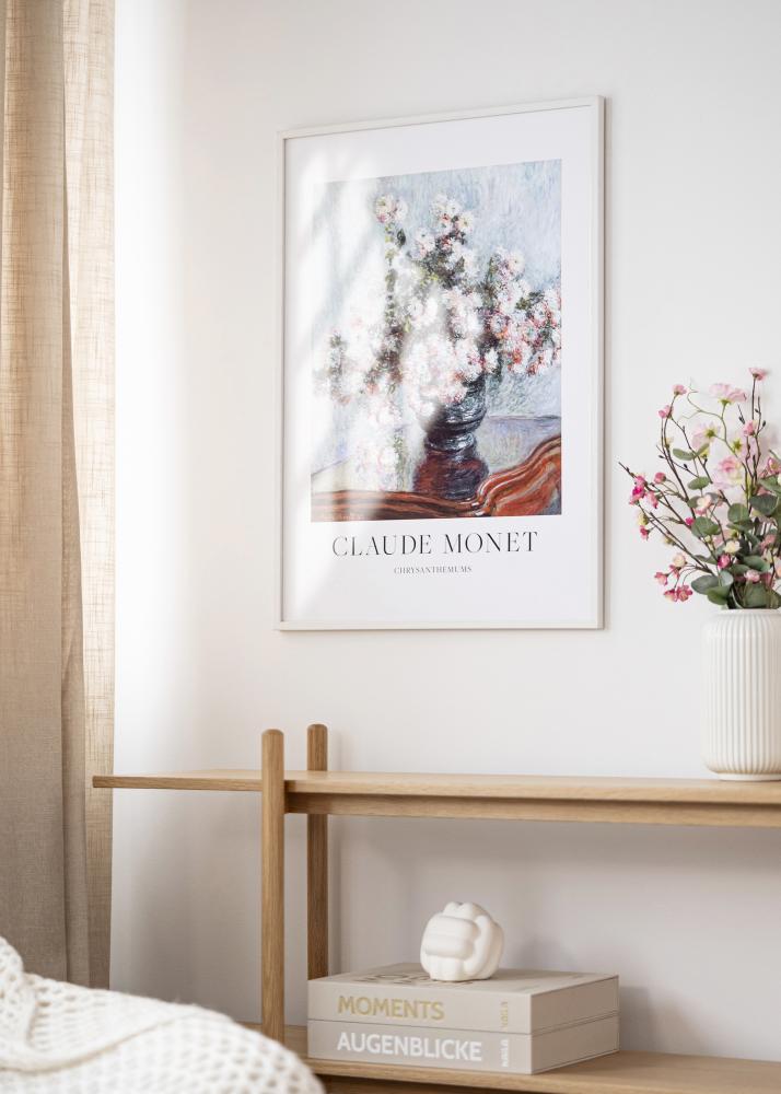 Rám Bílý Úzký 40 x 50 cm