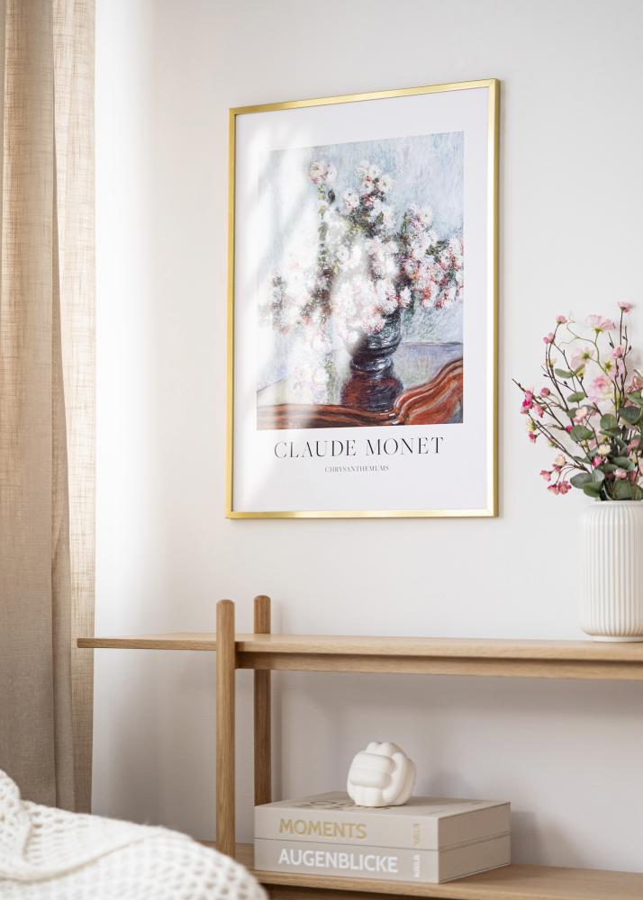 Rám na obraz Zlatá úzký 59,4 x 84,1 cm (A1)