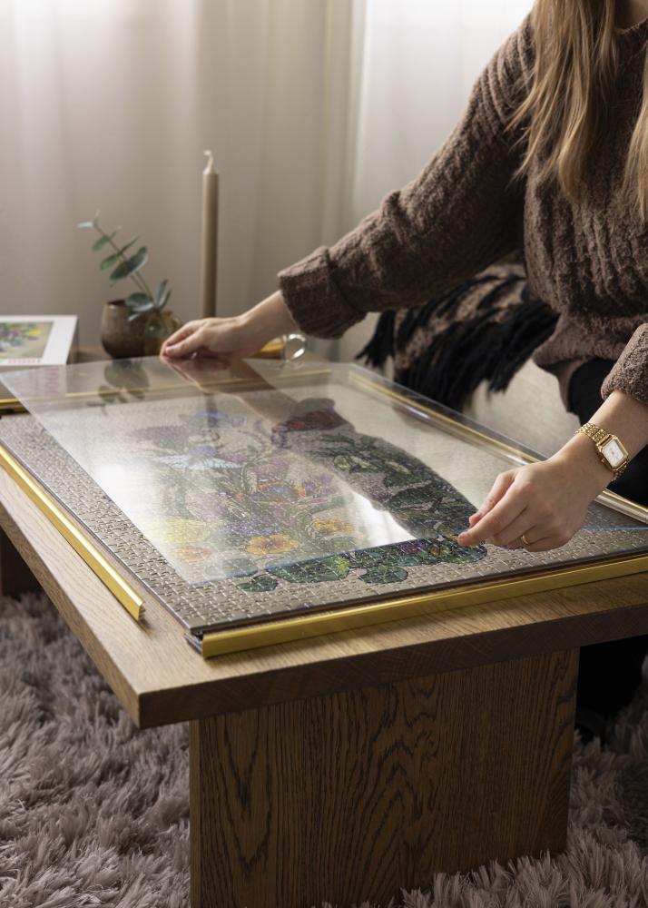 Rám na puzzle Zlatá 50x70 cm