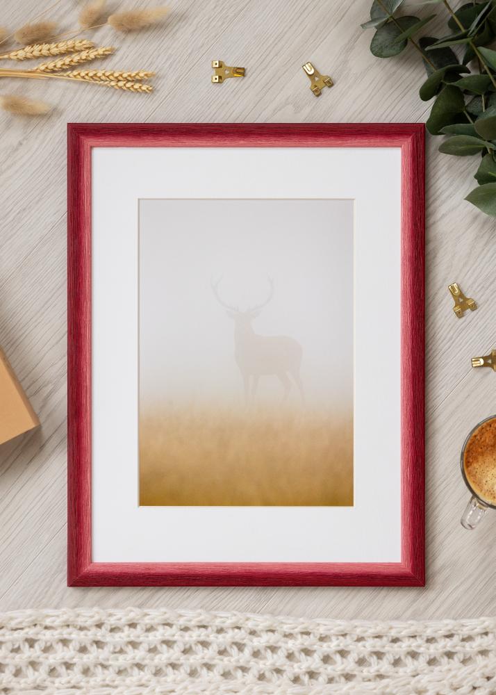 Rám Cornwall Akrylové sklo Tmavě červená 40x50 cm