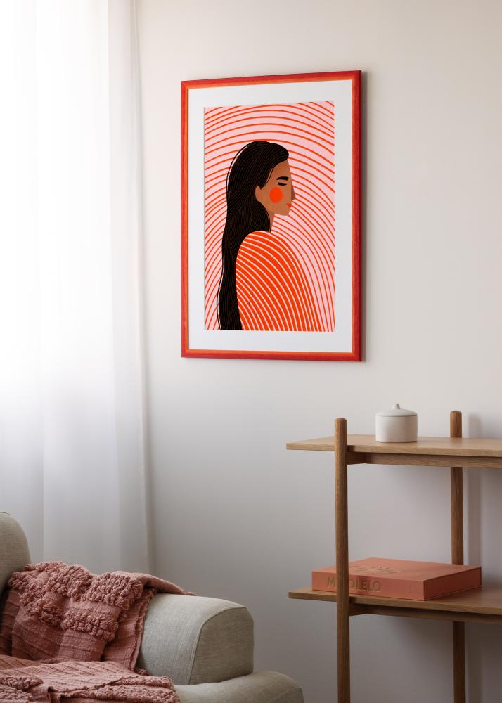 Rám Cornwall Akrylové sklo Červená 42x59,4 cm (A2)