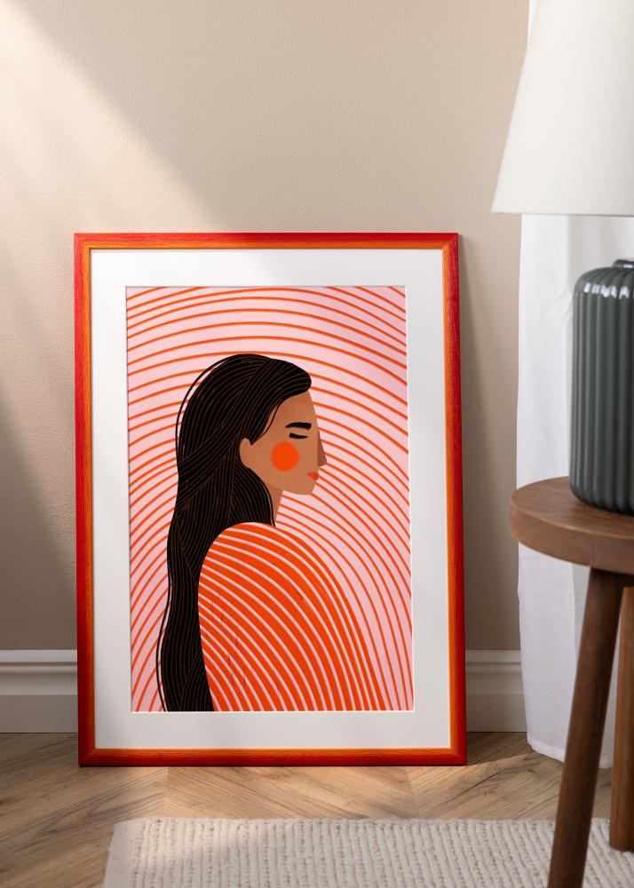 Rám Cornwall Akrylové sklo Červená 42x59,4 cm (A2)