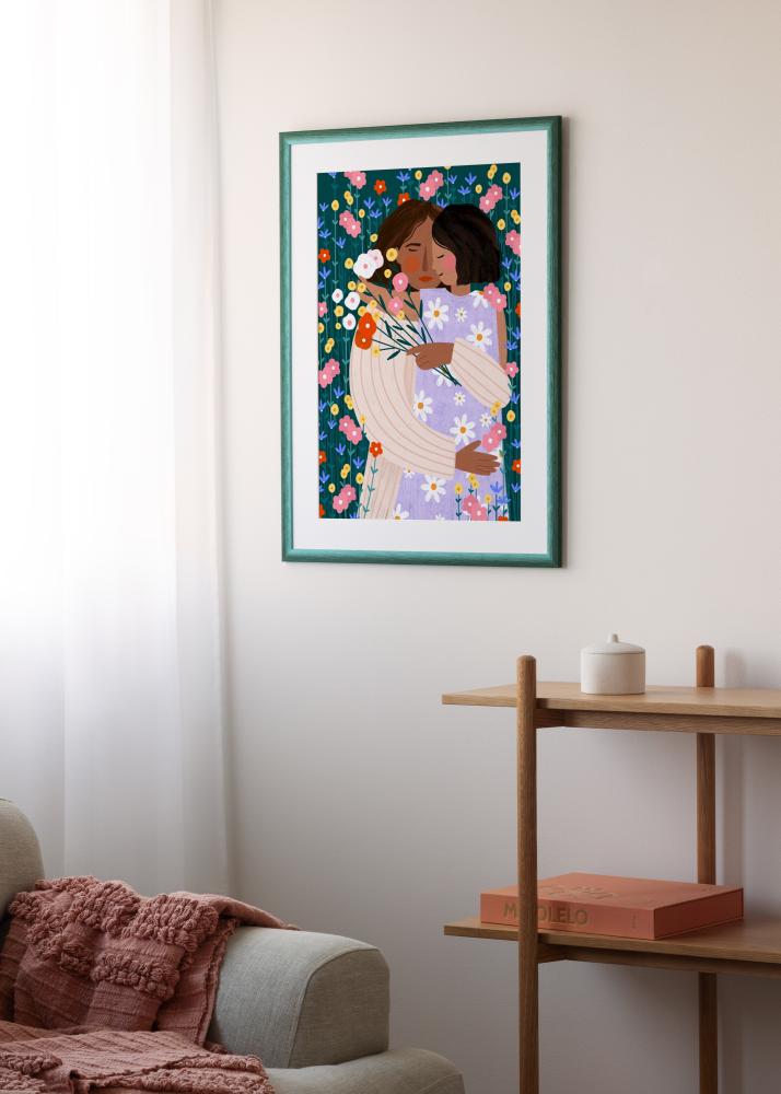 Rám Cornwall Akrylové sklo Tmavě zelená 40x50 cm