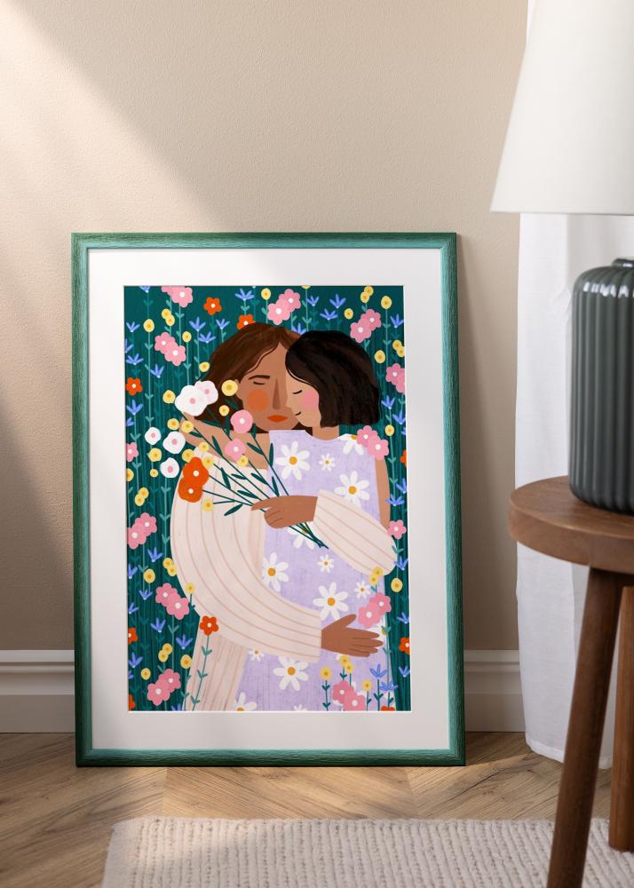 Rám Cornwall Akrylové sklo Tmavě zelená 40x50 cm