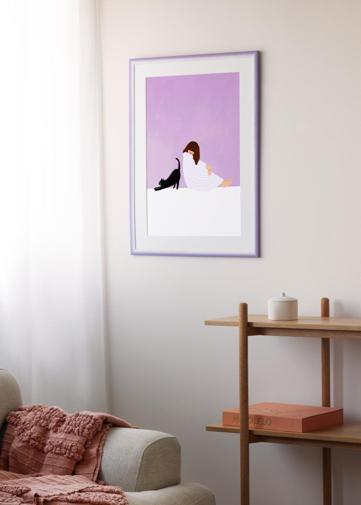 Rám Cornwall Akrylové sklo světle fialová 40x50 cm