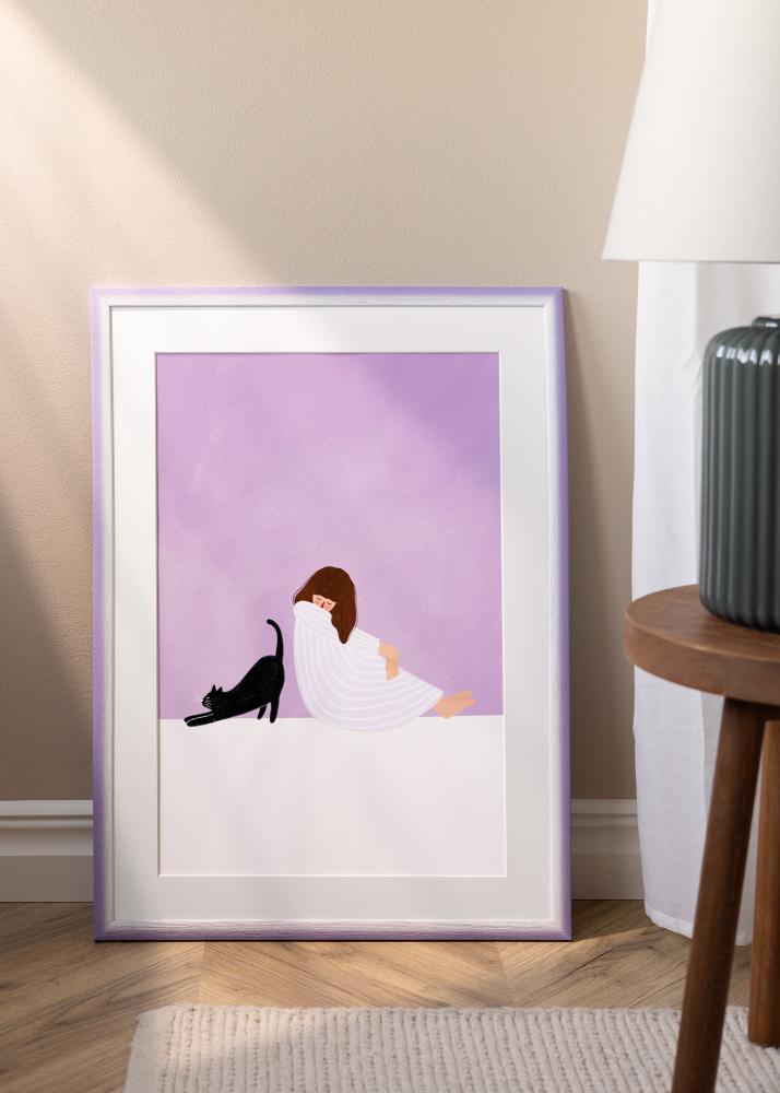 Rám Cornwall Akrylové sklo světle fialová 40x50 cm