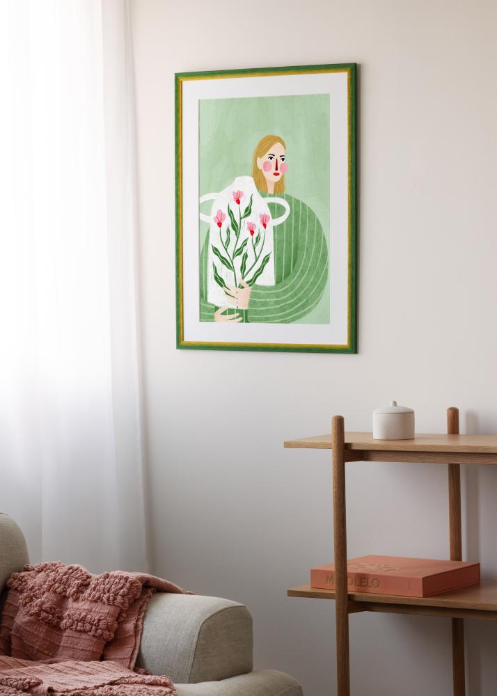 Rám Cornwall Akrylové sklo Zelená 30x30 cm