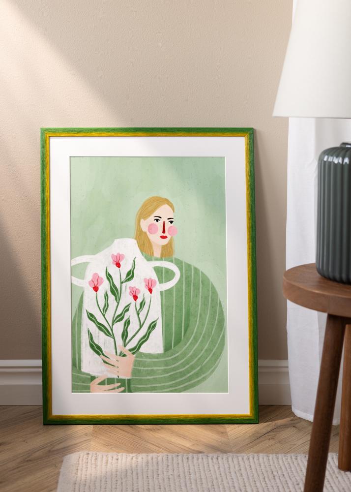 Rám Cornwall Akrylové sklo Zelená 30x30 cm