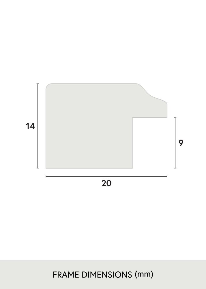 Rám Whitby Akrylové sklo Fialová 40x40 cm