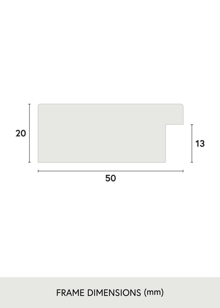 Rám Pembrokeshire Akrylové sklo Dub 40x40 cm