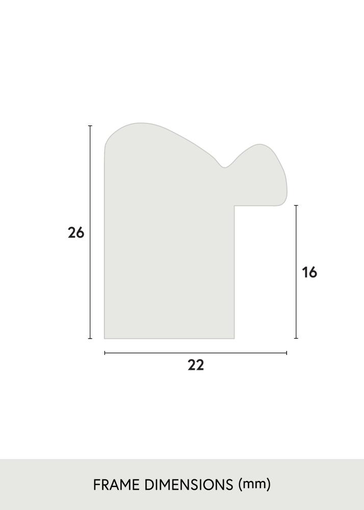 Rám Canterbury Akrylové sklo Modrá 40x50 cm