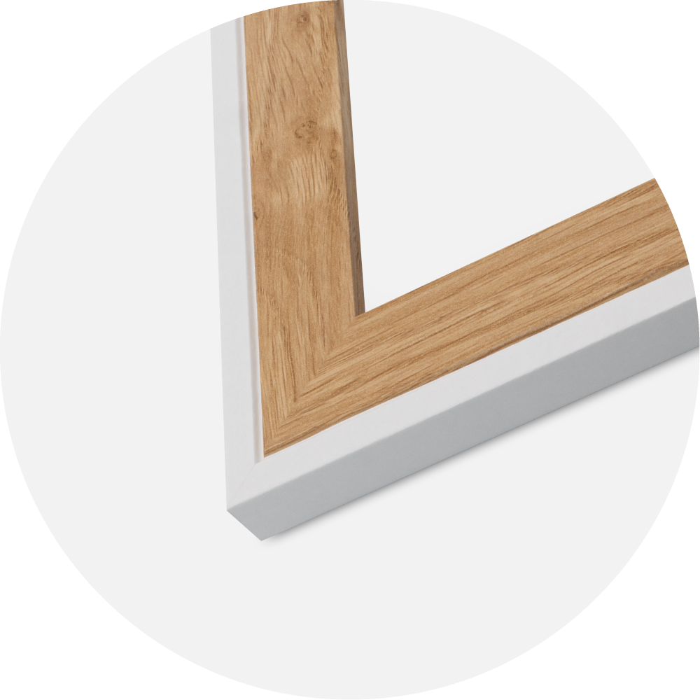 Rám Clearline Akrylové sklo Bílá 21x29.7 cm (A4)