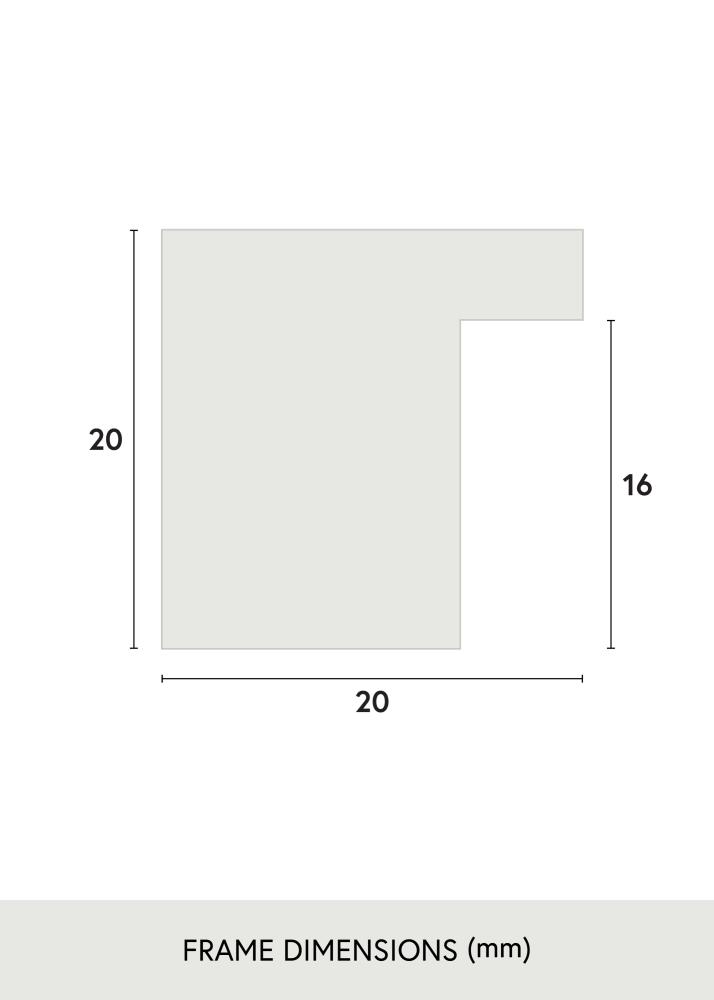 Rám Salisbury Akrylové sklo Dub 60x80 cm