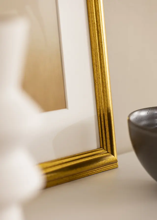 Rám Västkusten Akrylové sklo Zlatá 8x8 inches (20,32x20,32 cm)