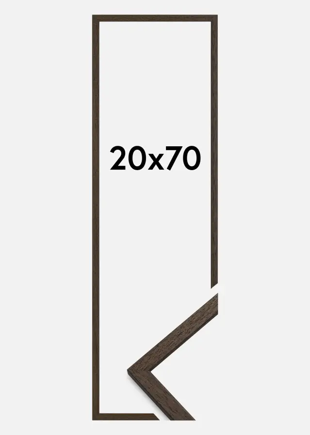 Rám Edsbyn Akrylové sklo Vlašký orech 20x70 cm
