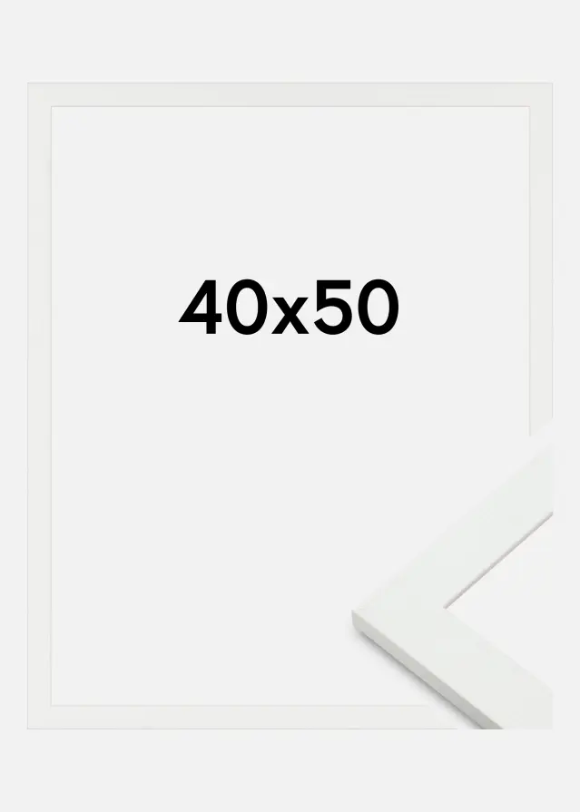 Rám Sandra Akrylglas Bílá 40x50 cm