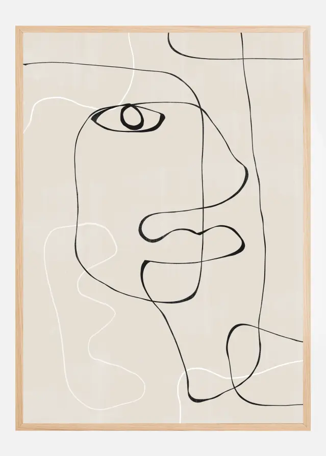 Abstract Face No1. Plakát