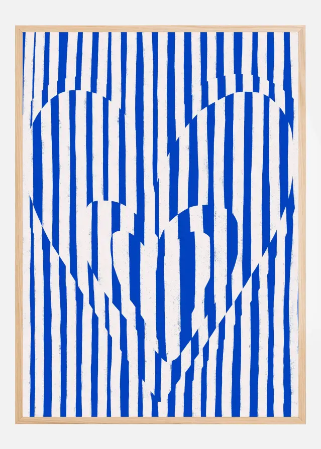 Hearts (Blue Version) Plakát